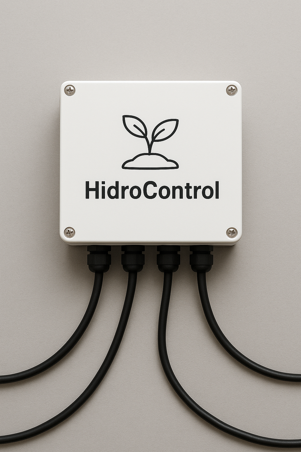 Sistema de hidroponía en funcionamiento